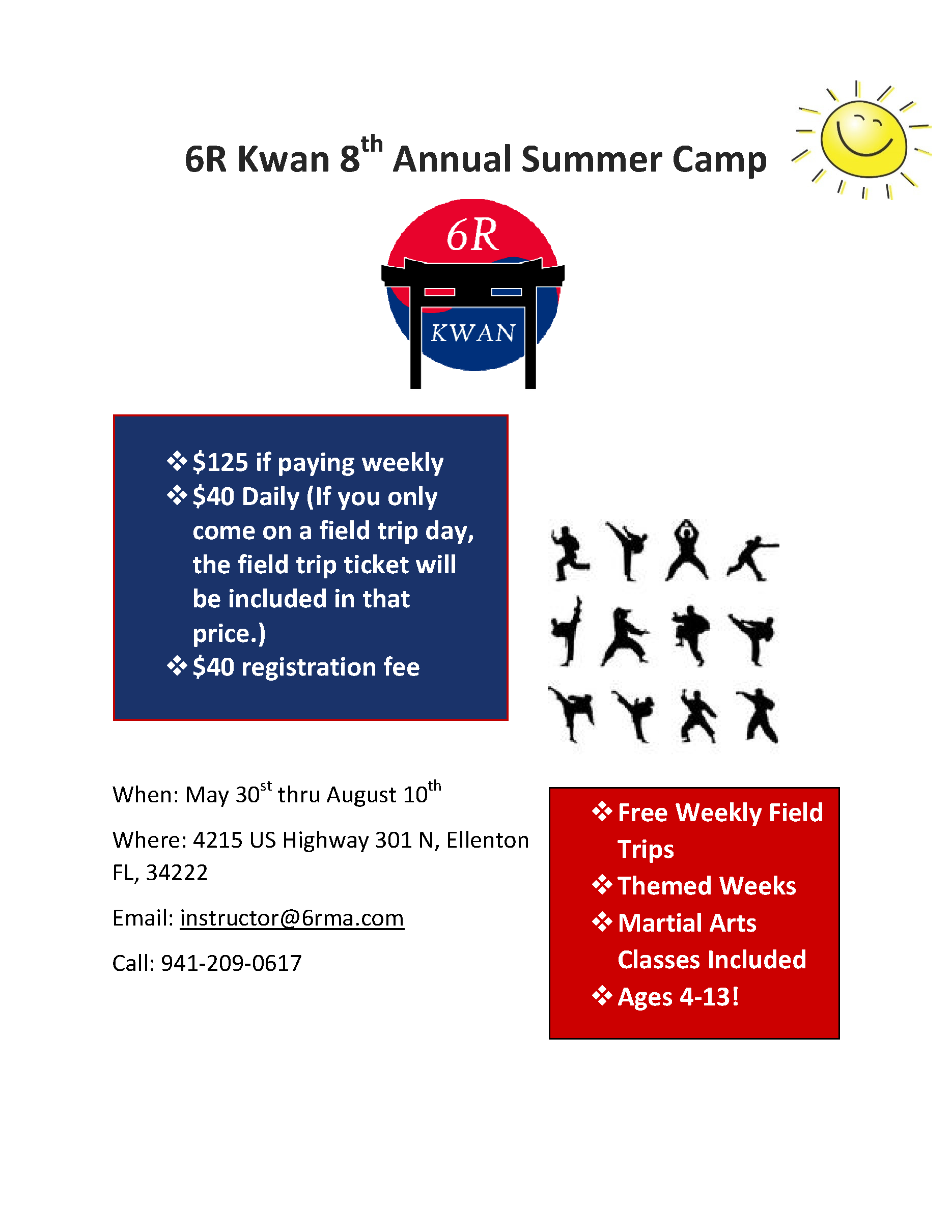 Summer Camp 18 6R Kwan Martial Arts